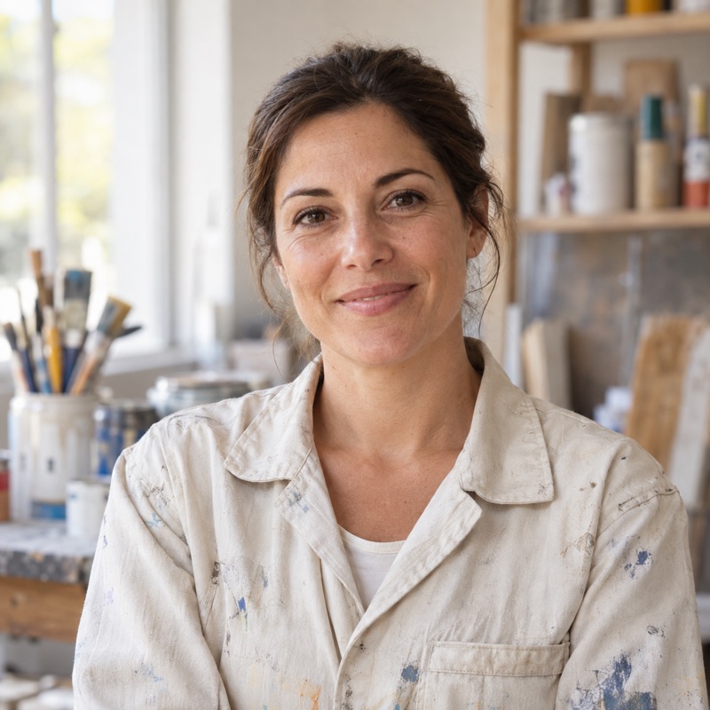 Portrait illustratif généré par IA, cas fictif